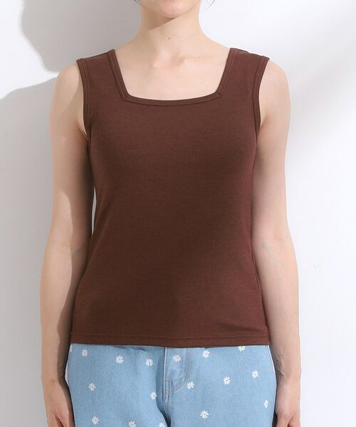 SHOO・LA・RUE / シューラルー キャミソール・チューブトップ | 【洗える/ひんやり／前後2WAY】テレコタンクトップ | 詳細22