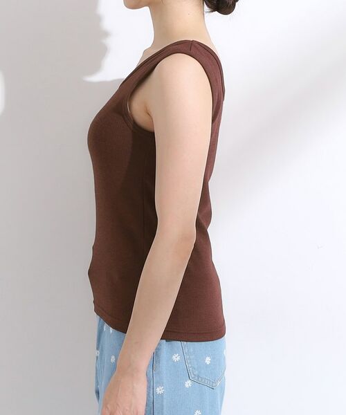 SHOO・LA・RUE / シューラルー キャミソール・チューブトップ | 【洗える/ひんやり／前後2WAY】テレコタンクトップ | 詳細23