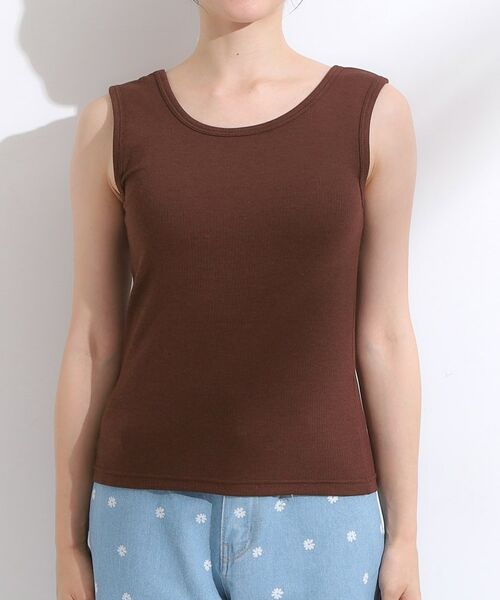 SHOO・LA・RUE / シューラルー キャミソール・チューブトップ | 【洗える/ひんやり／前後2WAY】テレコタンクトップ | 詳細28