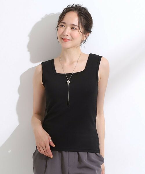 SHOO・LA・RUE / シューラルー キャミソール・チューブトップ | 【洗える/ひんやり／前後2WAY】テレコタンクトップ | 詳細8