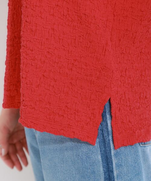 SHOO・LA・RUE / シューラルー カットソー | 【S-LL】一枚で着映え フレンチスリーブ ポロスキッパートップス | 詳細22