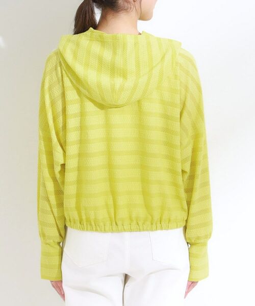 SHOO・LA・RUE / シューラルー カーディガン・ボレロ | 【UV/水陸両用】手の甲まで隠れる レースボーダー ラッシュガードパーカ | 詳細15