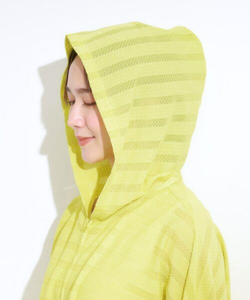 SHOO・LA・RUE / シューラルー カーディガン・ボレロ | 【UV/水陸両用】手の甲まで隠れる レースボーダー ラッシュガードパーカ | 詳細18