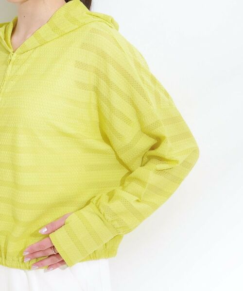 SHOO・LA・RUE / シューラルー カーディガン・ボレロ | 【UV/水陸両用】手の甲まで隠れる レースボーダー ラッシュガードパーカ | 詳細19