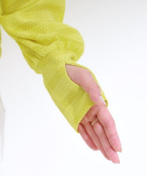 SHOO・LA・RUE / シューラルー カーディガン・ボレロ | 【UV/水陸両用】手の甲まで隠れる レースボーダー ラッシュガードパーカ | 詳細21