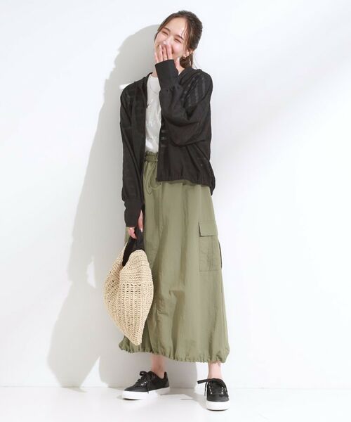 SHOO・LA・RUE / シューラルー カーディガン・ボレロ | 【UV/水陸両用】手の甲まで隠れる レースボーダー ラッシュガードパーカ | 詳細3