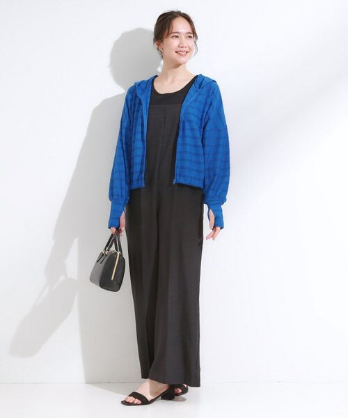 SHOO・LA・RUE / シューラルー カーディガン・ボレロ | 【UV/水陸両用】手の甲まで隠れる レースボーダー ラッシュガードパーカ | 詳細7