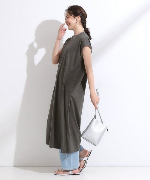 SHOO・LA・RUE / シューラルー ミニ丈・ひざ丈ワンピース | 【2点セット】クロシェ編みレースベスト＋Tシャツワンピースセット | 詳細11