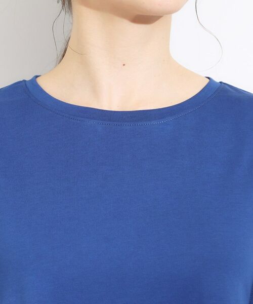 SHOO・LA・RUE / シューラルー チュニック | 【汗ジミ軽減/ひんやり/UV】大人のヘルシーな着こなしに タックノースリーブチュニック | 詳細16