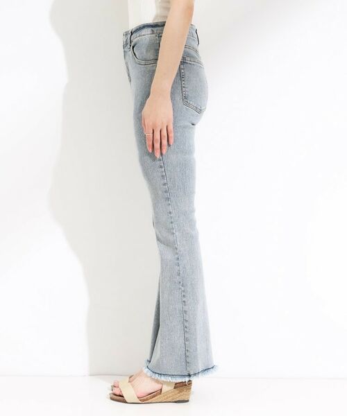 SHOO・LA・RUE / シューラルー デニムパンツ | 【ひんやり/S-LL】ストレッチフレアデニム | 詳細10