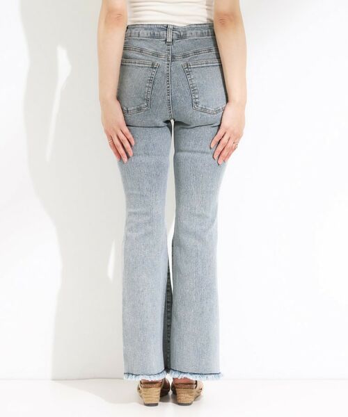 SHOO・LA・RUE / シューラルー デニムパンツ | 【ひんやり/S-LL】ストレッチフレアデニム | 詳細11