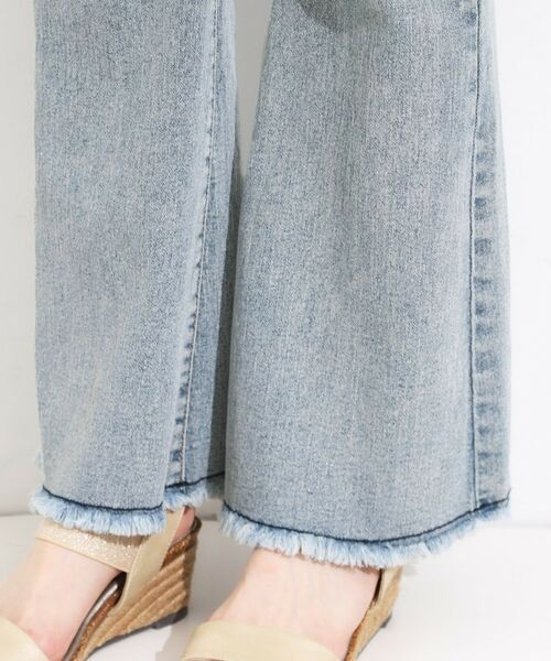 SHOO・LA・RUE / シューラルー デニムパンツ | 【ひんやり/S-LL】ストレッチフレアデニム | 詳細15