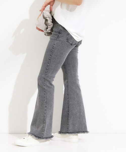 SHOO・LA・RUE / シューラルー デニムパンツ | 【ひんやり/S-LL】ストレッチフレアデニム | 詳細2