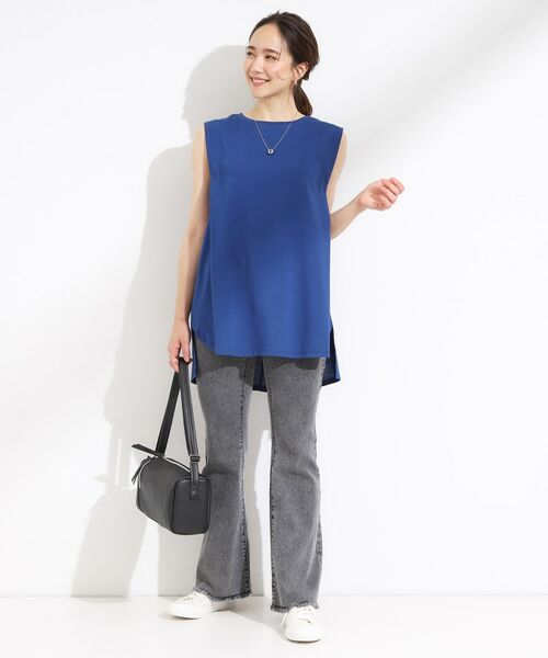 SHOO・LA・RUE / シューラルー デニムパンツ | 【ひんやり/S-LL】ストレッチフレアデニム | 詳細3