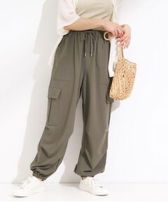 SHOO・LA・RUE / シューラルー パンツ | 【S-LL】ゆるっと楽ちん さらさらカーゴジョガーパンツ