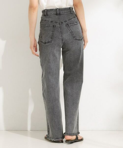 SHOO・LA・RUE / シューラルー デニムパンツ | 【S-LL/裏ひんやり/ストレッチ】ワイドストレートデニムパンツ | 詳細2