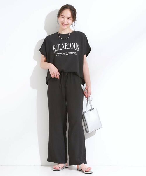 SHOO・LA・RUE / シューラルー パンツ | 【S-LL/セットアップ可】リラックスカジュアルに ぽこぽこイージーパンツ | 詳細10