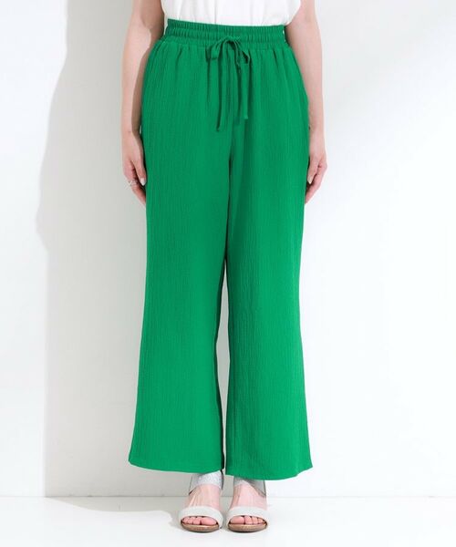 SHOO・LA・RUE / シューラルー パンツ | 【S-LL/セットアップ可】リラックスカジュアルに ぽこぽこイージーパンツ | 詳細17