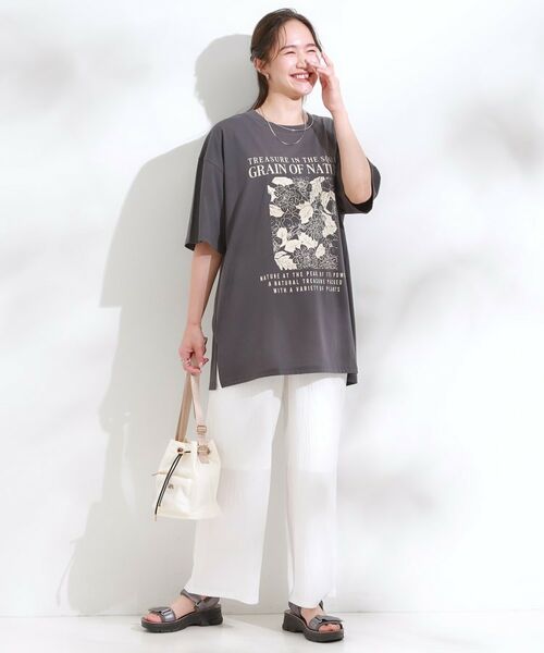 SHOO・LA・RUE / シューラルー パンツ | 【S-LL/セットアップ可】リラックスカジュアルに ぽこぽこイージーパンツ | 詳細3