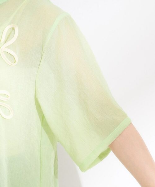 SHOO・LA・RUE / シューラルー シャツ・ブラウス | 【S-LL】一枚で着映え コード刺繍シャツ | 詳細17