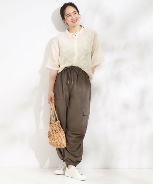 SHOO・LA・RUE / シューラルー シャツ・ブラウス | 【S-LL】一枚で着映え コード刺繍シャツ | 詳細3