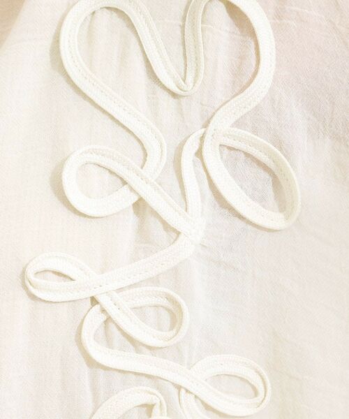 SHOO・LA・RUE / シューラルー シャツ・ブラウス | 【S-LL】一枚で着映え コード刺繍シャツ | 詳細4