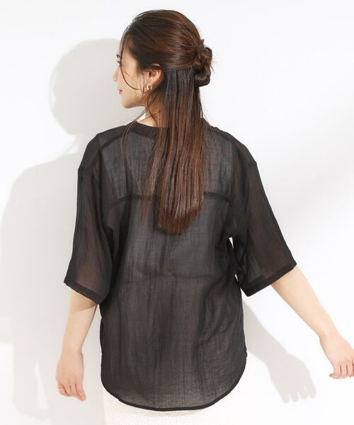 SHOO・LA・RUE / シューラルー シャツ・ブラウス | 【S-LL】一枚で着映え コード刺繍シャツ | 詳細6