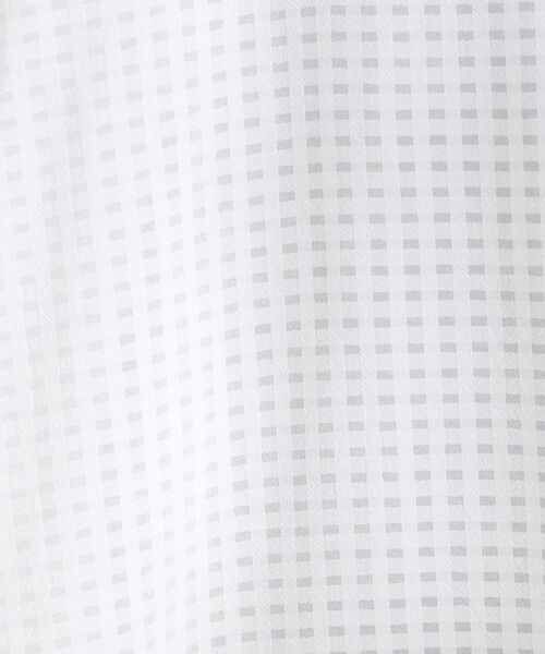 SHOO・LA・RUE / シューラルー シャツ・ブラウス | シルエット変化を楽しめる シアーチェックドロストシャツ | 詳細7