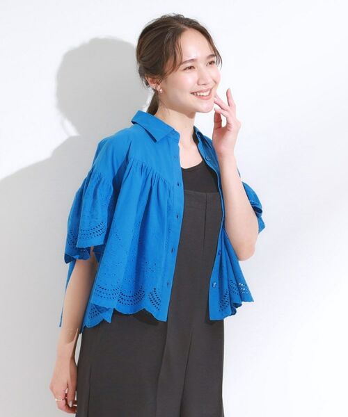 SHOO・LA・RUE / シューラルー シャツ・ブラウス | コーデの主役になる スカラップレースブラウス | 詳細13