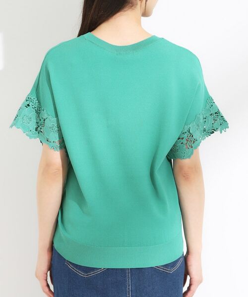 SHOO・LA・RUE / シューラルー ニット・セーター | 【S-LL/ひんやり/UV/】大人上品な お袖レースニット | 詳細19