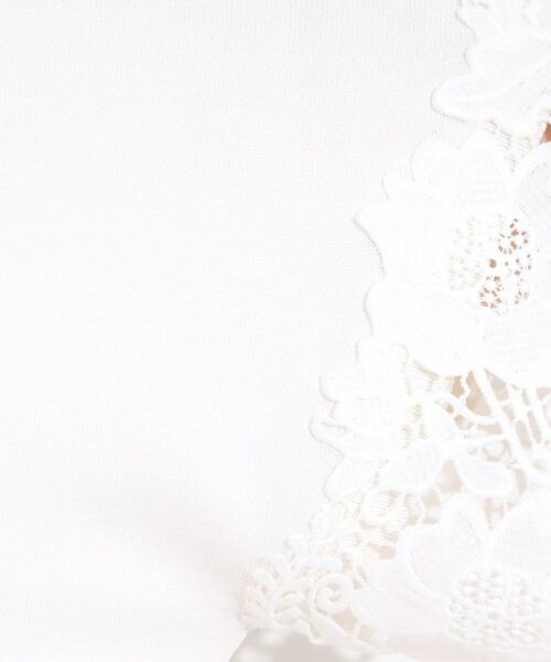 SHOO・LA・RUE / シューラルー ニット・セーター | 【S-LL/ひんやり/UV/】大人上品な お袖レースニット | 詳細4