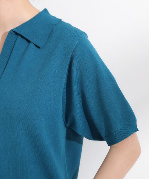 SHOO・LA・RUE / シューラルー ニット・セーター | 【S-LL/洗える】大人の抜け感 スキッパーニット | 詳細16