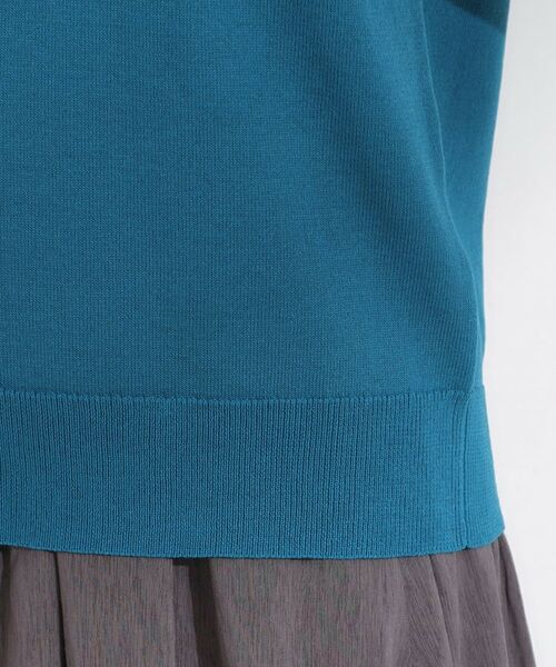 SHOO・LA・RUE / シューラルー ニット・セーター | 【S-LL/洗える】大人の抜け感 スキッパーニット | 詳細17