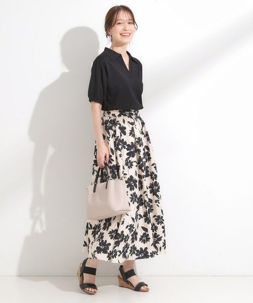 SHOO・LA・RUE / シューラルー ニット・セーター | 【S-LL/洗える】大人の抜け感 スキッパーニット | 詳細6