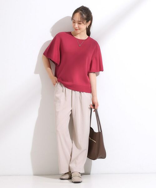 SHOO・LA・RUE / シューラルー ニット・セーター | 【ひんやり/S-LL】女性らしさ溢れる フレアスリーブニット | 詳細11