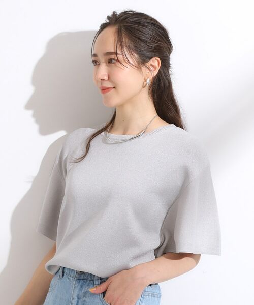 SHOO・LA・RUE / シューラルー ニット・セーター | 【ひんやり/S-LL】女性らしさ溢れる フレアスリーブニット | 詳細2