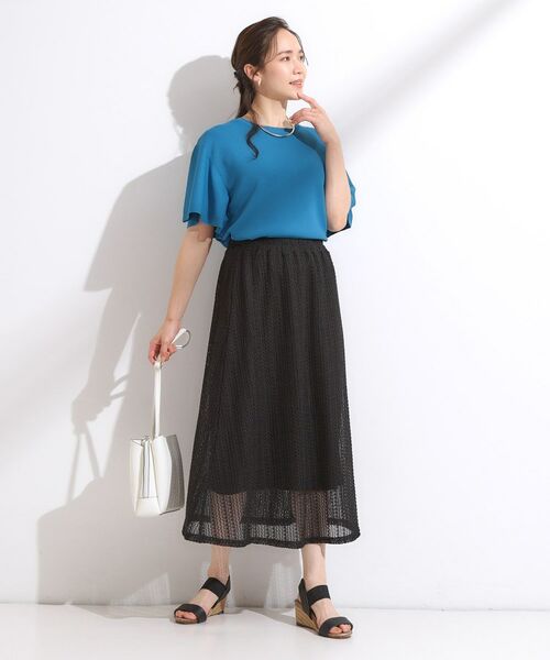 SHOO・LA・RUE / シューラルー ニット・セーター | 【ひんやり/S-LL】女性らしさ溢れる フレアスリーブニット | 詳細23