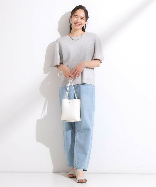 SHOO・LA・RUE / シューラルー ニット・セーター | 【ひんやり/S-LL】女性らしさ溢れる フレアスリーブニット | 詳細3