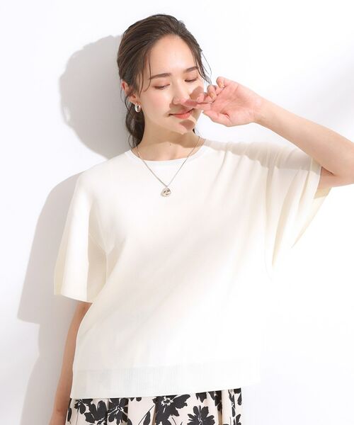 SHOO・LA・RUE / シューラルー ニット・セーター | 【ひんやり/S-LL】女性らしさ溢れる フレアスリーブニット | 詳細5