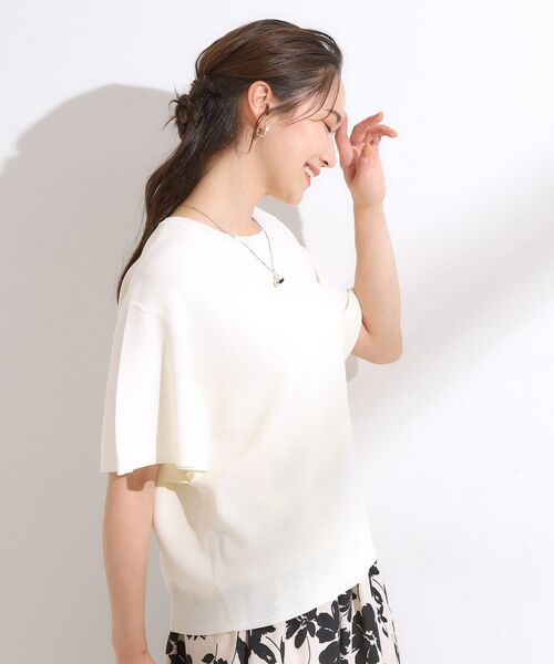 SHOO・LA・RUE / シューラルー ニット・セーター | 【ひんやり/S-LL】女性らしさ溢れる フレアスリーブニット | 詳細6