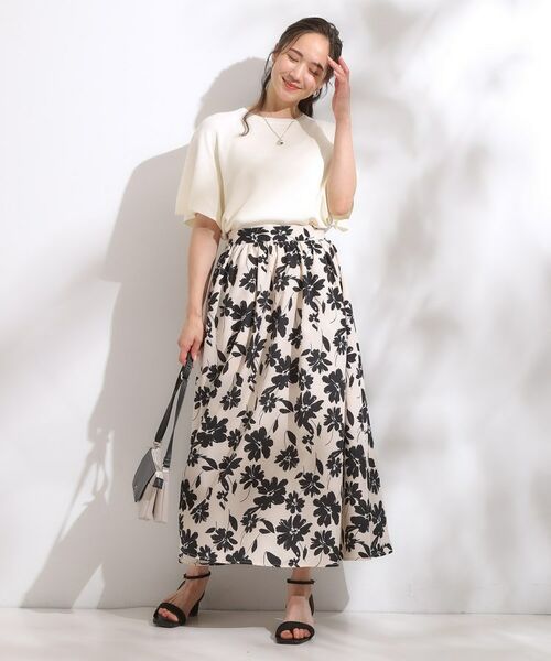 SHOO・LA・RUE / シューラルー ニット・セーター | 【ひんやり/S-LL】女性らしさ溢れる フレアスリーブニット | 詳細7