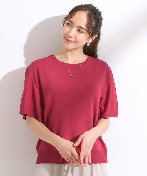 SHOO・LA・RUE / シューラルー ニット・セーター | 【ひんやり/S-LL】女性らしさ溢れる フレアスリーブニット | 詳細9