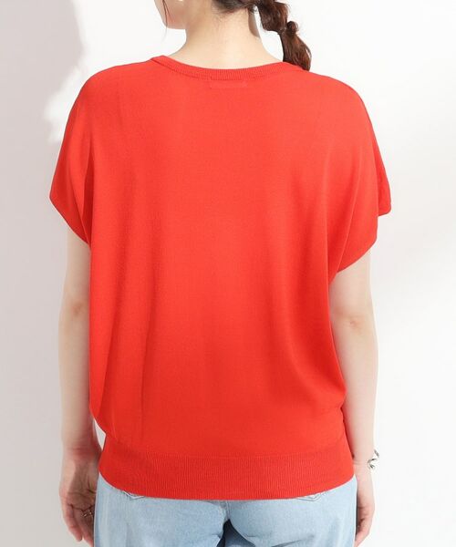 SHOO・LA・RUE / シューラルー ニット・セーター | 【ひんやり/S-LL】さらさらな肌触りが心地よい フレンチスリーブニット | 詳細19