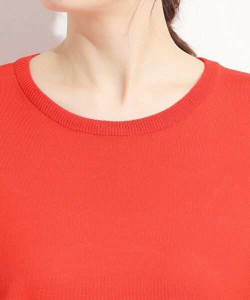 SHOO・LA・RUE / シューラルー ニット・セーター | 【ひんやり/S-LL】さらさらな肌触りが心地よい フレンチスリーブニット | 詳細20