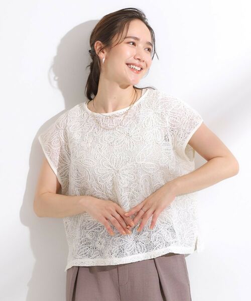 SHOO・LA・RUE / シューラルー その他トップス | 【2点セット】刺繍レーストップス | 詳細1