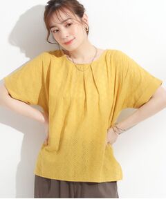 SHOO・LA・RUE / シューラルー カットソー | 【S-LL】大人の上品な甘さ 刺繍レース切り替えトップス