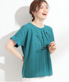 SHOO・LA・RUE / シューラルー カットソー | 【S-LL】大人の上品な甘さ 刺繍レース切り替えトップス