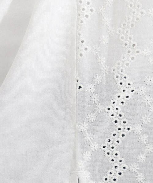 SHOO・LA・RUE / シューラルー カットソー | 【S-LL】大人の上品な甘さ 刺繍レース切り替えトップス | 詳細12