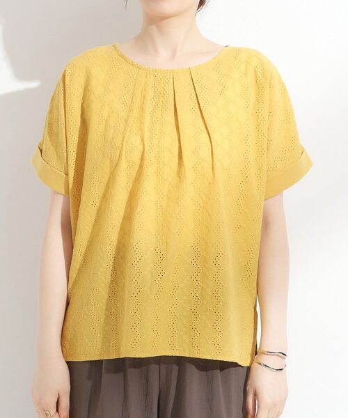 SHOO・LA・RUE / シューラルー カットソー | 【S-LL】大人の上品な甘さ 刺繍レース切り替えトップス | 詳細17