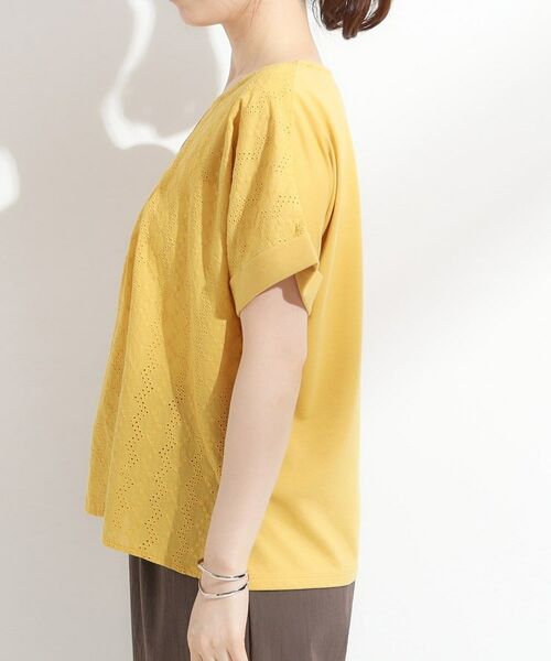 SHOO・LA・RUE / シューラルー カットソー | 【S-LL】大人の上品な甘さ 刺繍レース切り替えトップス | 詳細18